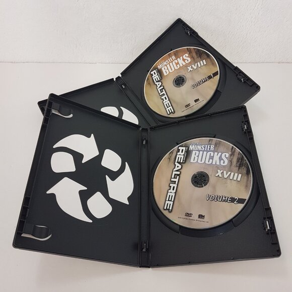 Set of 2 Hunting DVDs Realtree Monster Bucks XVIII Volumes 1 & 2 - Picture 2 of 4
